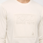 Polo Mens Embossed Cotton T-Shirt Stone Size XL - Speedtrainer