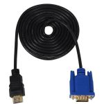 Hdtv Gold Male To Vga 15PIN Adapter Cable 6FT 1.8M 1080P