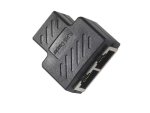 Blk Zatech Splitter RJ45 Fem To 2 Female