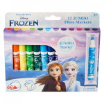 Disney Frozen 12 Jumbo Fibre Markers - Multi-colour