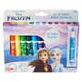 Disney Frozen 12 Jumbo Fibre Markers - Multi-colour