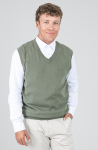 Sleeveless Knit Pullover - Olive Night - Olive XXL