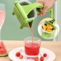 1PC Handheld Manual Citrus Juicer - Multifunctional Lemon & Orange Squeezer Durable Plastic Essential Kitchen Gadget