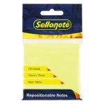 Sellonote Neon Yellow Cube 100 Sheets 75 X 75MM