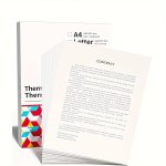Phomemo Thermal A4 Paper Compatible With M08F M832 M833 M834 HPRT MT800 MT800Q BROTHER PJ762 PJ763MFI A4 Portable Printer Quick