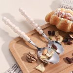 Elegant Pearl-handled Stainless Steel Cutlery Set