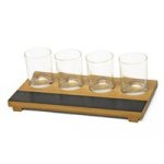 Fine Living Beer Tasting Set with Chalkboard
