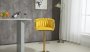 Asher Velvet Woven Bar Stool - Set Of 2 Yellow