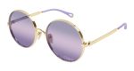 Sunglasses Womens In Gold Violet CH0321S-002 - Gold Onesize