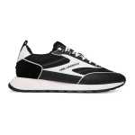 Kairo Vinyl Mix Low Top Sneakers -white black