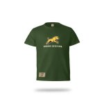 Kids T-Shirt Printed Bottle Green