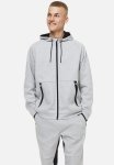 Drymove Sports Hoodie - Light Grey Marl