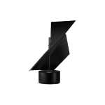 350 Complete Rotating Cowl And Round Base - Mild Steel