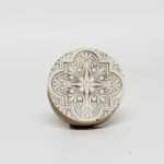NA0100 Printed Wooden Knob Vintage Tiles