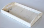 White Marble Tray 38X23CM