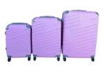 Smte 3 Piece Luggage Set 27 Inch Light Pink With Keychain