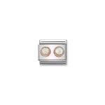 Composable Classic Link Symbol With White Opal