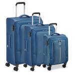 DELSEY Caracas Soft 3-PIECE Set - Blue S m l - Ys Travel Bags