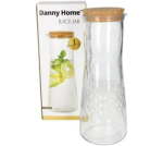 Juice Glass Jar Wooden Lid 26.5CM
