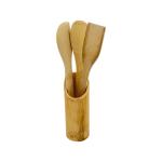 4 PC Bamboo Utensil Set