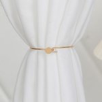 1PC 2PC Vintage Metal Curtain Holdbacks - Classic Modern Curtain Tieback Clips For Living Room Home Decor Accessories