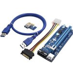 MicroWorld Pci-e Riser Cable Vertical Mount 4 Pin