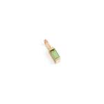 MINI Baguette Tourmaline Pendant Charm In Yellow Gold