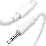 1M Lighting Pin To 3.5MM Male Audio Jack Aux Cable – JH-025