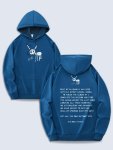 Men's Casual Hoodie With Kangaroo Pocket Polyester 100% Ant Print Sweatshirt Drawstring Hood Knit Fabric Regular Fit - Trendy At