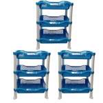 Smte-spacemax: 3-TIER Organizer Rack Set Of 3 Blue With Keychain