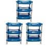 Smte-spacemax: 3-TIER Organizer Rack Set Of 3 Blue With Keychain