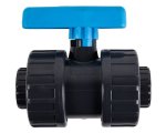 Bulk Pack X 3 Pvc Double Union Bsp Ball Valve - 3 4