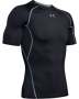 Men's Ua Heatgear Armour Short Sleeve Compression Shirt - BLACK-001 / XL