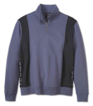 Dark Color Block 1 4 Zip Sweatshirt