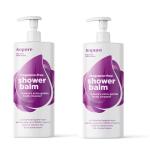 Natural Fragrance-free Hypoallergenic Shower Gel 500ML 2 Pack - Eco-friendly For The Whole Family