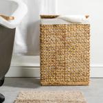 Home.life Vietnamese Rectangular Laundry Hamper With Lid And Liner Natural - Large 63X45X32CM