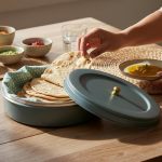Elan Stainless Steel Round Roti Chapatti Box Elegant Design Food Grade Ideal For Papad Bread Snak Storage Easy To Open Tight Lid