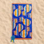 Pineapple Velour Beach Towel