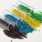 640PCS 1 Bag 10G 2.5MM Silvery Filled Glass Loose Beads For Jewelry Making Diy Bracelet Necklace Bohemian Style Industry Handicr