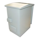 Acconet. Outdoor 42U 19" IP55 Ventilated Cabinet 600MM X 800MM Metal Door With Lock And 4 X 220V FANS-RM-CAB-42U800-OUT