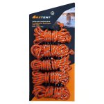 Long Guy Rope With Clip Reflective 5 Pack