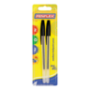 Medium Black Ballpoint Pen 2-PACK 1MM
