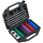 Dmd s Kit. 5 Stone Knife Sharpening System. Includes Superfine Fine Medium Coarse Diamond Stones And A Serrated Stone