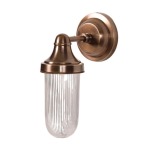 Fabio Metal Wall Light Antique Brass Antique Silver| Black - Black