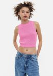 Tie-detail Sweater Vest - Pink