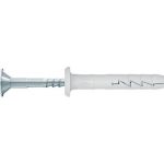 Rawlplug Nyl Hammer-in Fixing 6X40MM + Csk Head X100 -box