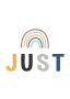 Just" - Canvas Print - 600MM X 600MM