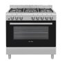 ELBA Essential 90CM 5 Gas Cooker With Gas Oven Stainless Steel