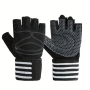 Anti-slip Weightlifting Gym Gloves With Built-in Wrist Support Wraps