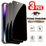 3 Pcs Pack Privacy Screen Protector For Iphone 15 Pro MAX 14 Pro MINII 13 12 11 XSMAX XR XS 8P 7 6 - Rkry